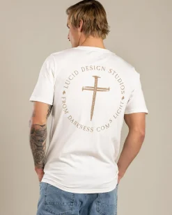 Tops & T-Shirts*Lucid Fray T-Shirt Off White