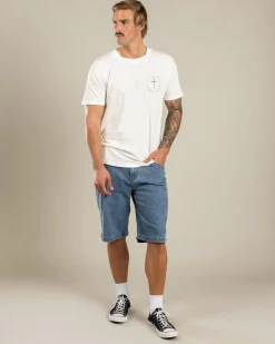 Tops & T-Shirts*Lucid Fray T-Shirt Off White