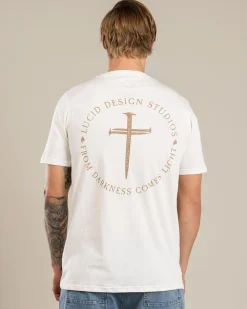 Tops & T-Shirts*Lucid Fray T-Shirt Off White