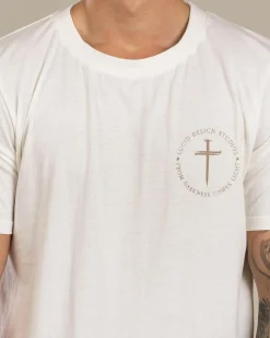 Tops & T-Shirts*Lucid Fray T-Shirt Off White