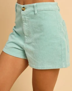 New Free Fall Cord Shorts Women Bottoms