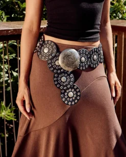 Belts*Mooloola Freya Belt Black/silver
