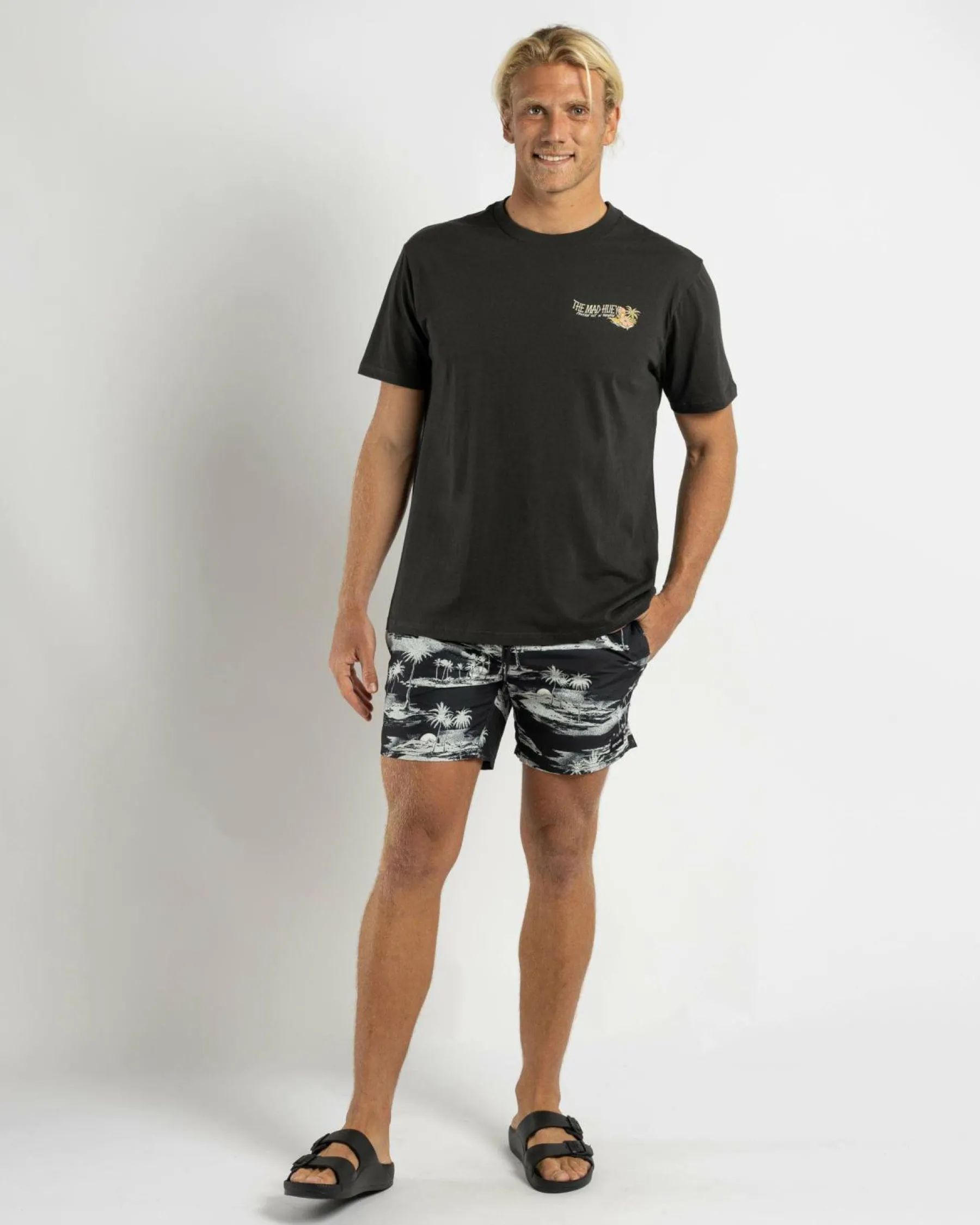 Tops & T-Shirts*The Mad Hueys Frothin Out T-Shirt Vintage Black
