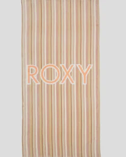Towels|Beach Accessories & Towels*Roxy Fun And Adventure Towel Cork Monochromatic Stripe