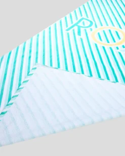 Beach Accessories & Towels*Roxy Fun And Adventure Towel Beach Glass Mini Stripe