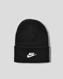 Headwear*Nike Futura Peak Cuff Beanie Black/white