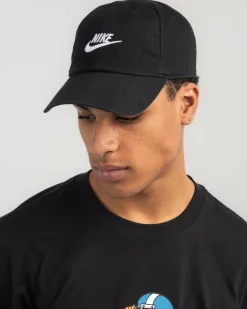 Headwear*Nike Futura Wash Club Cap Black/white