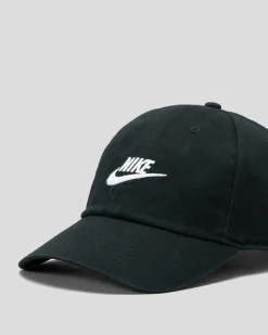 Headwear*Nike Futura Wash Club Cap Black/white