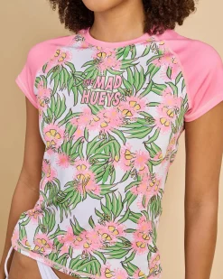 Discount Galah Anchor Raglan Short Sleeve Rash Vest Women Rash Vests