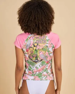 Discount Galah Anchor Raglan Short Sleeve Rash Vest Women Rash Vests