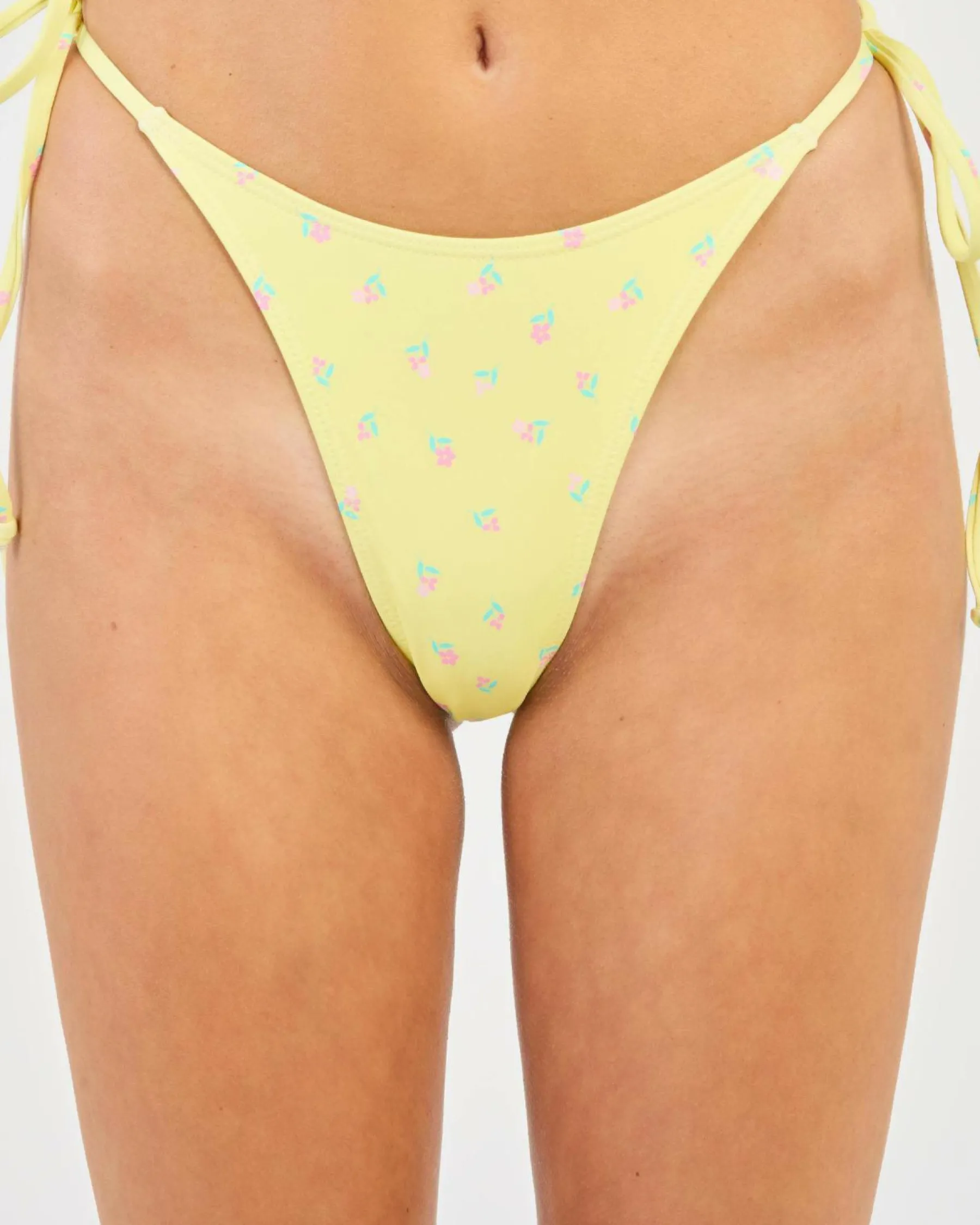 Bikinis*Topanga Gale Itsy Tie Bikini Bottom Butter