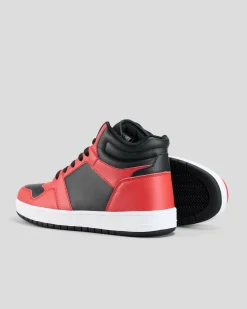 2 For Shoe Deals|Sneakers*Lucid Gamma 2 High Top Shoes Red/black