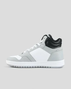 2 For Shoe Deals|Sneakers*Lucid Gamma 2 High Top Shoes White/grey/black
