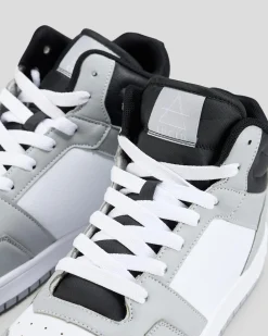 2 For Shoe Deals|Sneakers*Lucid Gamma 2 High Top Shoes White/grey/black