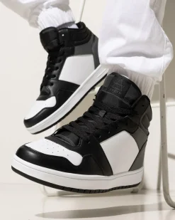 2 For Shoe Deals|Sneakers*Lucid Gamma 2 High Top Shoes Black/white/grey