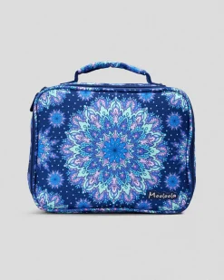 Bottles & Lunch Boxes*Mooloola Gemini Lunch Box Purple Print