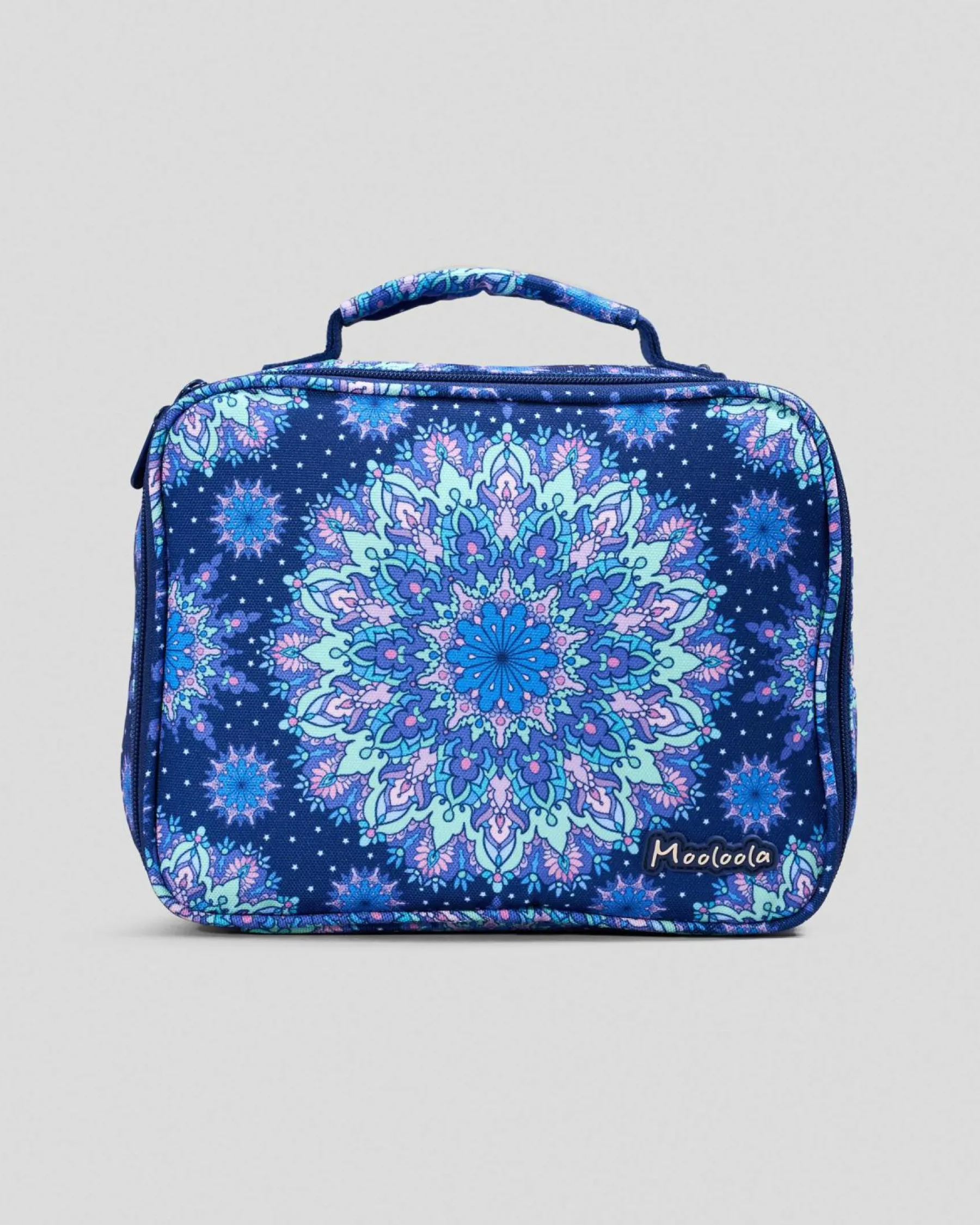 Bottles & Lunch Boxes*Mooloola Gemini Lunch Box Purple Print