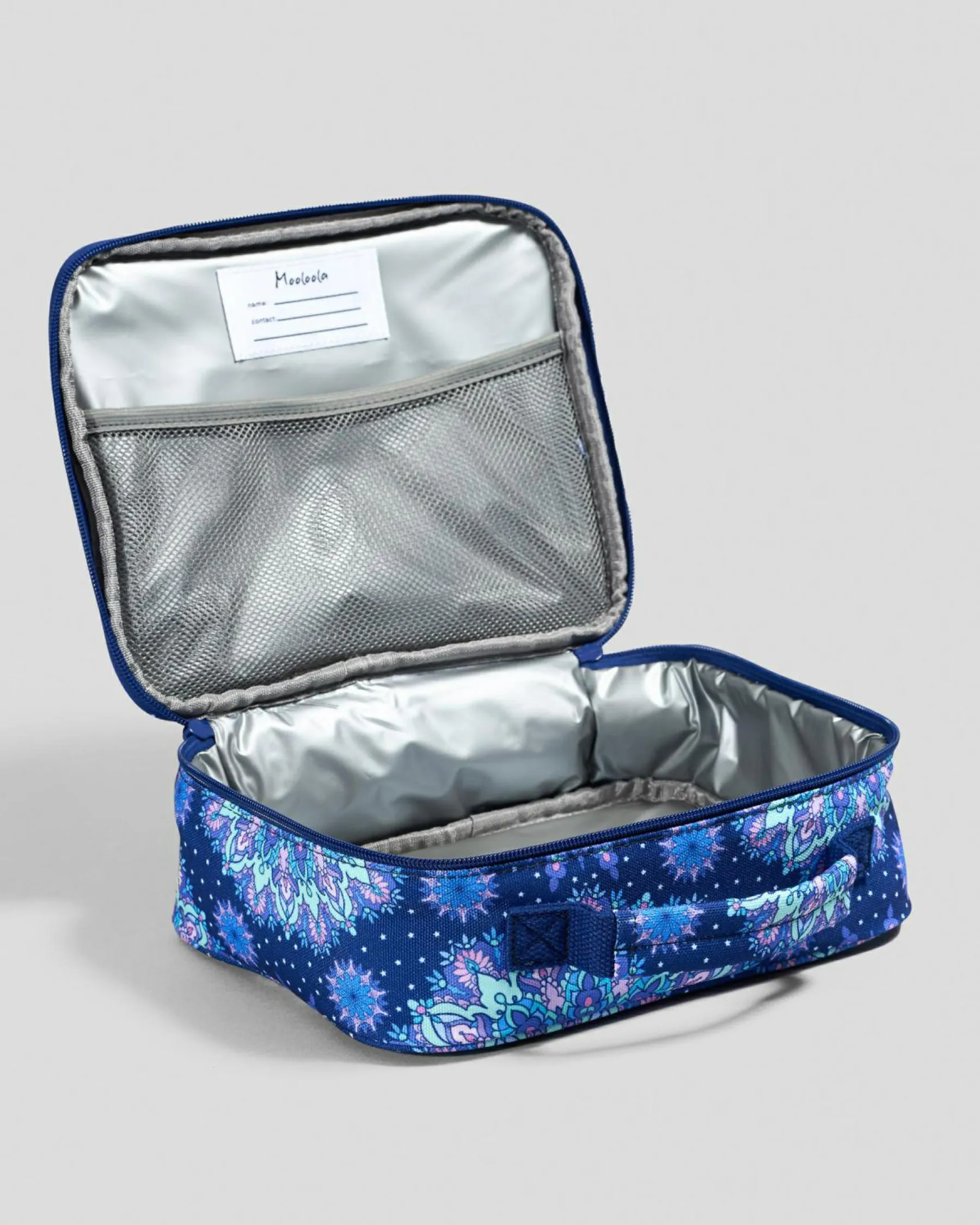 Bottles & Lunch Boxes*Mooloola Gemini Lunch Box Purple Print