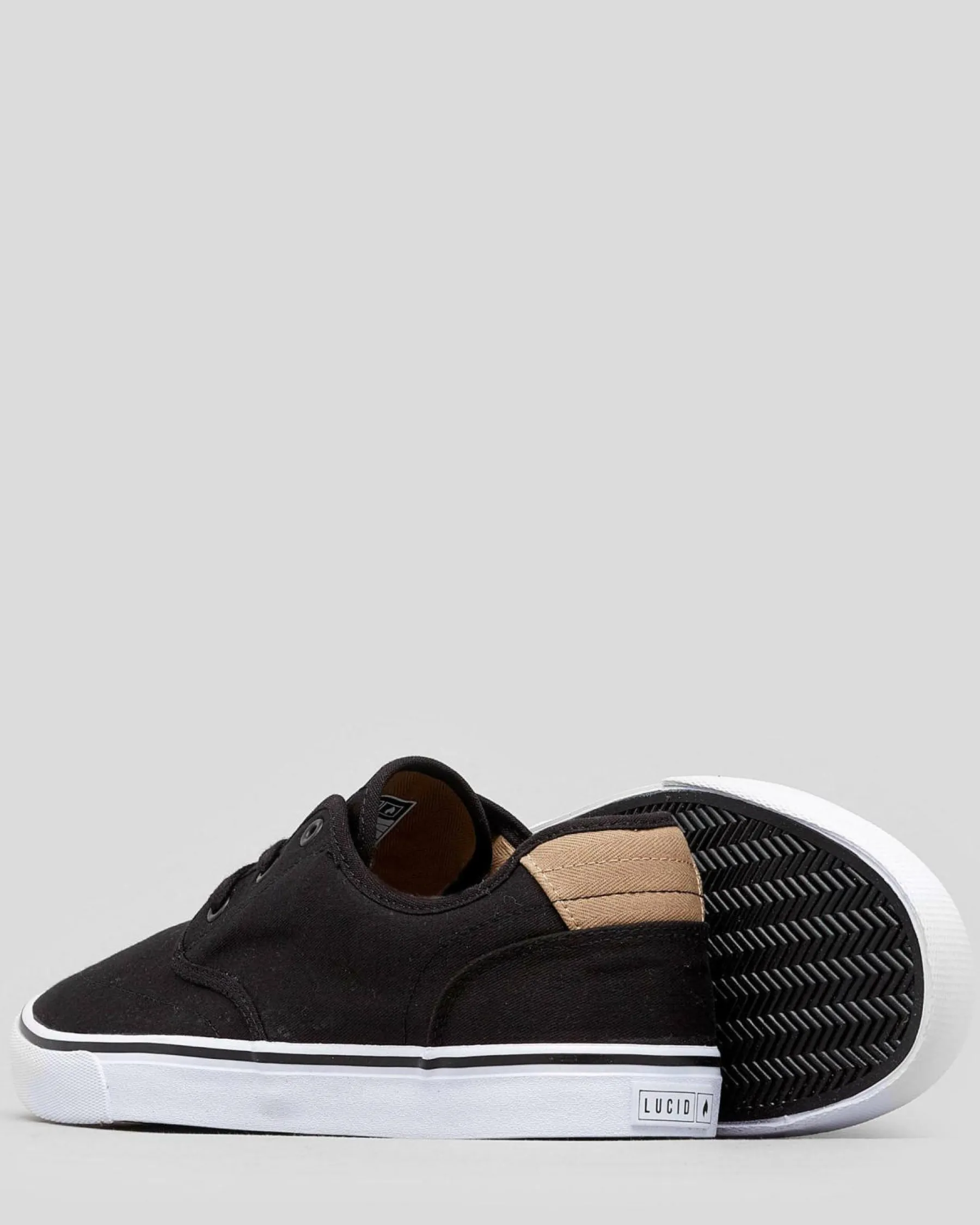 2 For Shoe Deals|Sneakers*Lucid Geomet Shoes Black/herringbone Sand