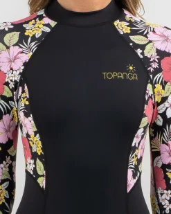 Surf|Wetsuits & Surfsuits*Topanga Getaway Long Sleeve Surfsuit Black/multi