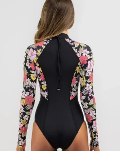 Surf|Wetsuits & Surfsuits*Topanga Getaway Long Sleeve Surfsuit Black/multi