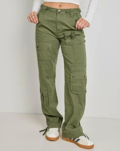Bottoms*Ava And Ever Gia Pants Khaki