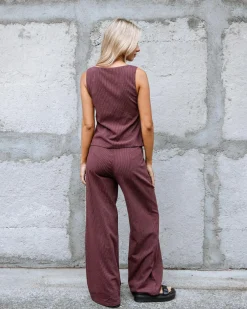 New Gia Stripe Pants Women Sets|Bottoms