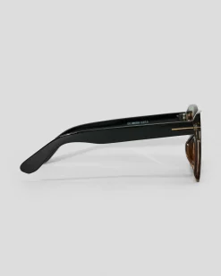 Sunglasses*Indie Eyewear Gianni Sunglasses Black To Tort/gd Brown