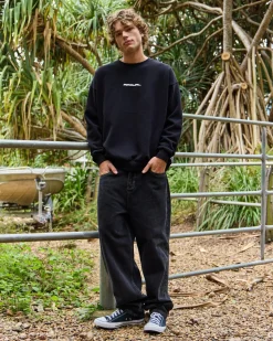 Hoodies & Sweatshirts*Rip Curl Giant Prawn Crew Sweatshirt Black