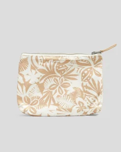 Travel Accessories*Roxy Ginger Root Makeup Case Ginger Root Suntrip Swim
