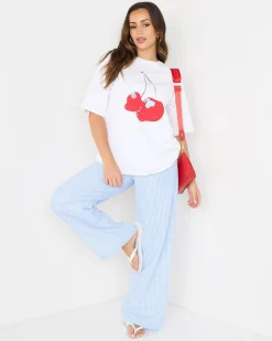 Bottoms*Ava And Ever Ginny Pants Blue Gingham