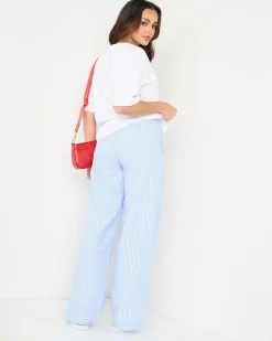 Bottoms*Ava And Ever Ginny Pants Blue Gingham