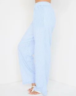 Bottoms*Ava And Ever Ginny Pants Blue Gingham
