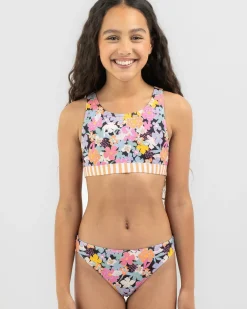 Outlet Girls' Above The Limits Crop Bikini Set Kids Bikinis