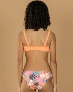Girls' Active Floral Bralette Bikini Set Kids Bikinis
