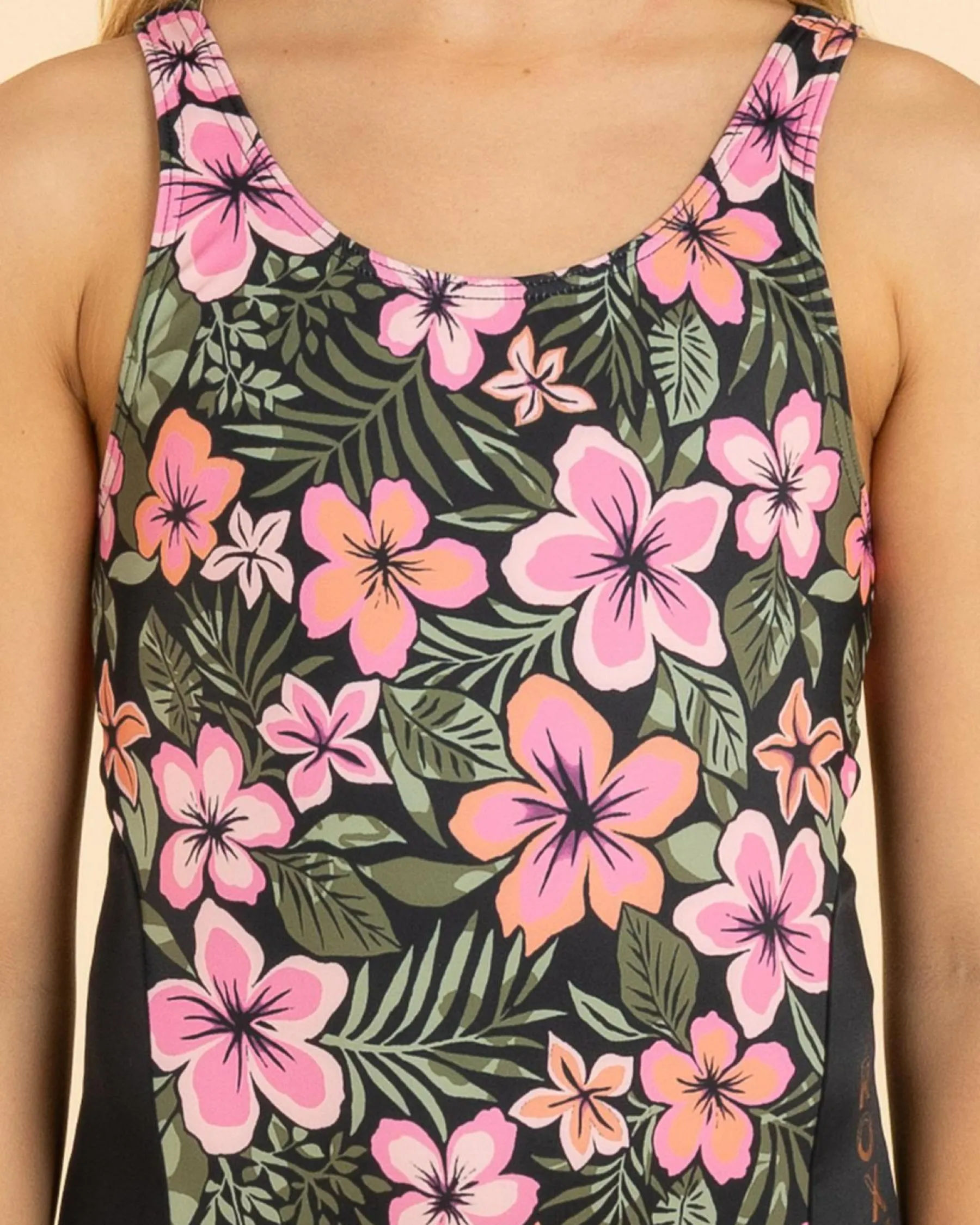 Clearance Girls' Active Floral One Piece Swimsuit Kids Surf|One Pieces