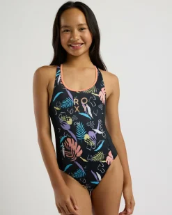 Clearance Girls' Active One Piece Swimsuit Kids Surf|One Pieces