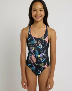 Clearance Girls' Active One Piece Swimsuit Kids Surf|One Pieces