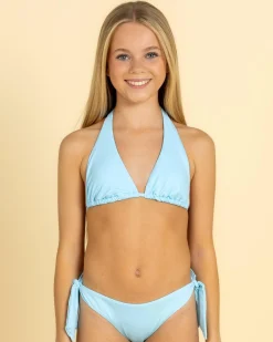 Sale Girls' Akina Triangle Bikini Set Kids Bikinis