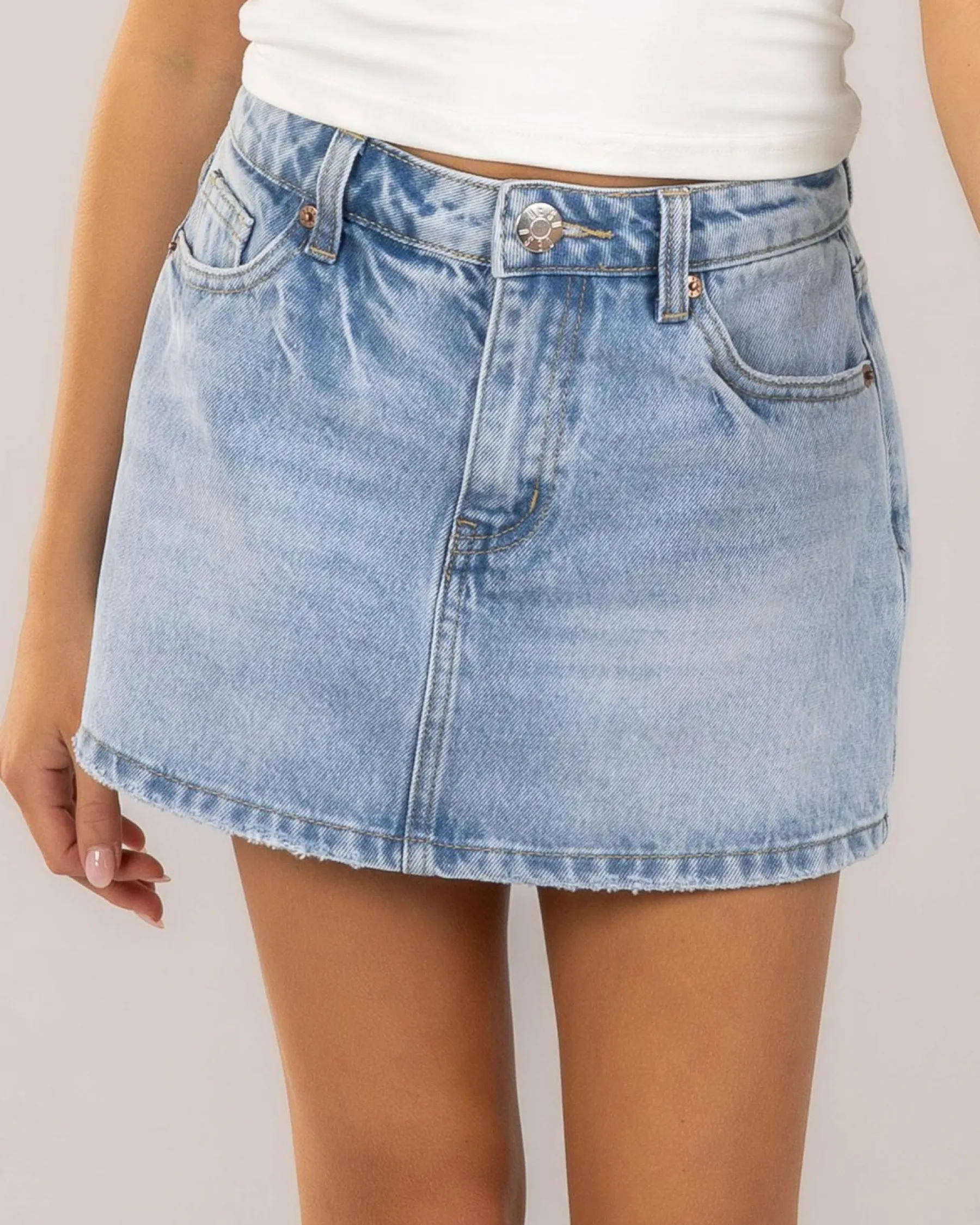 Best Girls' Allegra Denim Skort Kids Denim|Bottoms