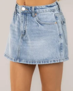 Best Girls' Allegra Denim Skort Kids Denim|Bottoms