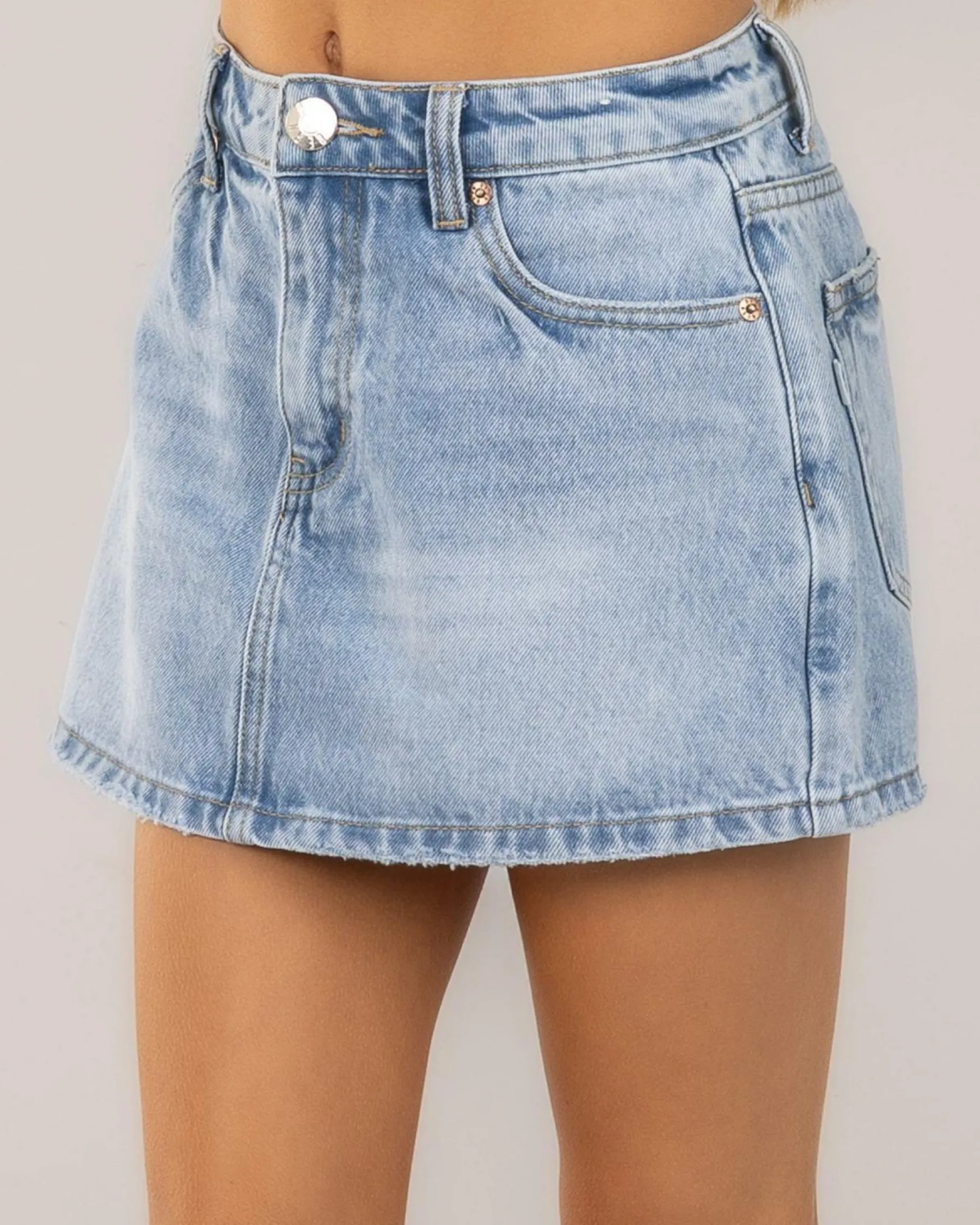 Best Girls' Allegra Denim Skort Kids Denim|Bottoms