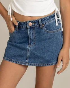 Discount Girls' Allegra Denim Skort Kids Denim|Bottoms