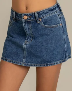 Discount Girls' Allegra Denim Skort Kids Denim|Bottoms