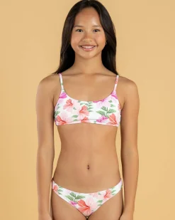 Hot Girls' Alora Bralette Bikini Set Kids Bikinis