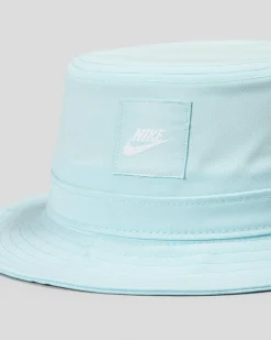 Headwear*Nike Girls' Apex Bucket Hat Glacier Blue/white