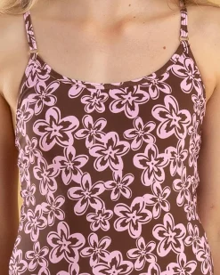 Surf|One Pieces*Kaiami Girls' April One Piece Swimsuit Choc/pink