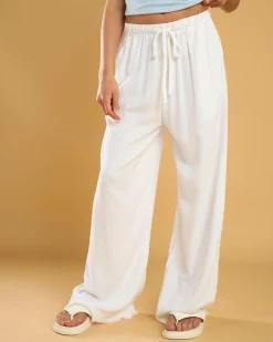 Bottoms*Mooloola Girls' Aria Dallis Beach Pants White