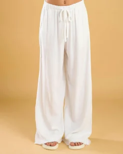 Bottoms*Mooloola Girls' Aria Dallis Beach Pants White