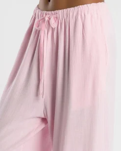 Bottoms*Mooloola Girls' Aria Dallis Beach Pants Baby Pink